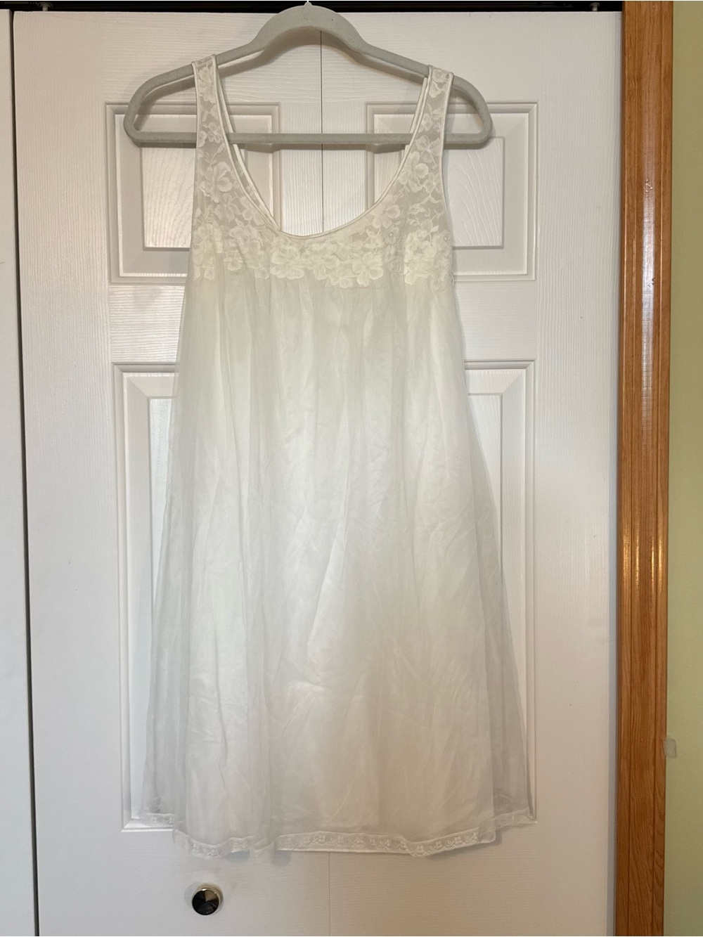 Vintage 1960s Vanity Fair Chiffon Nightgown